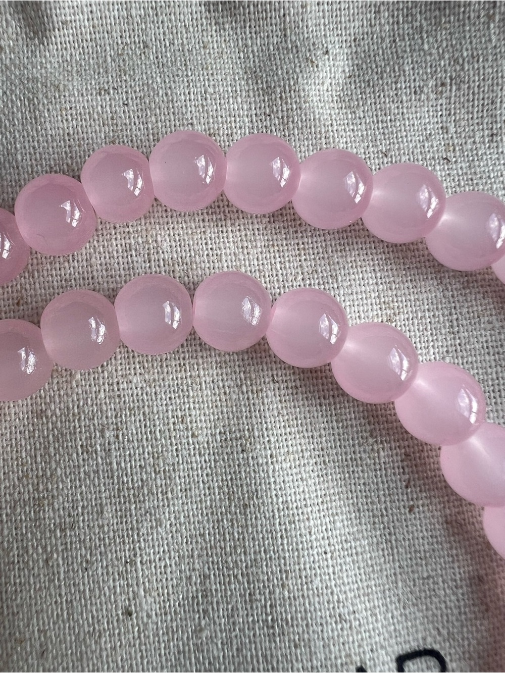 MAYAMAR Pink Glass Beaded Necklace with Gold Fish Pendant NWOT - Picture 4 of 7